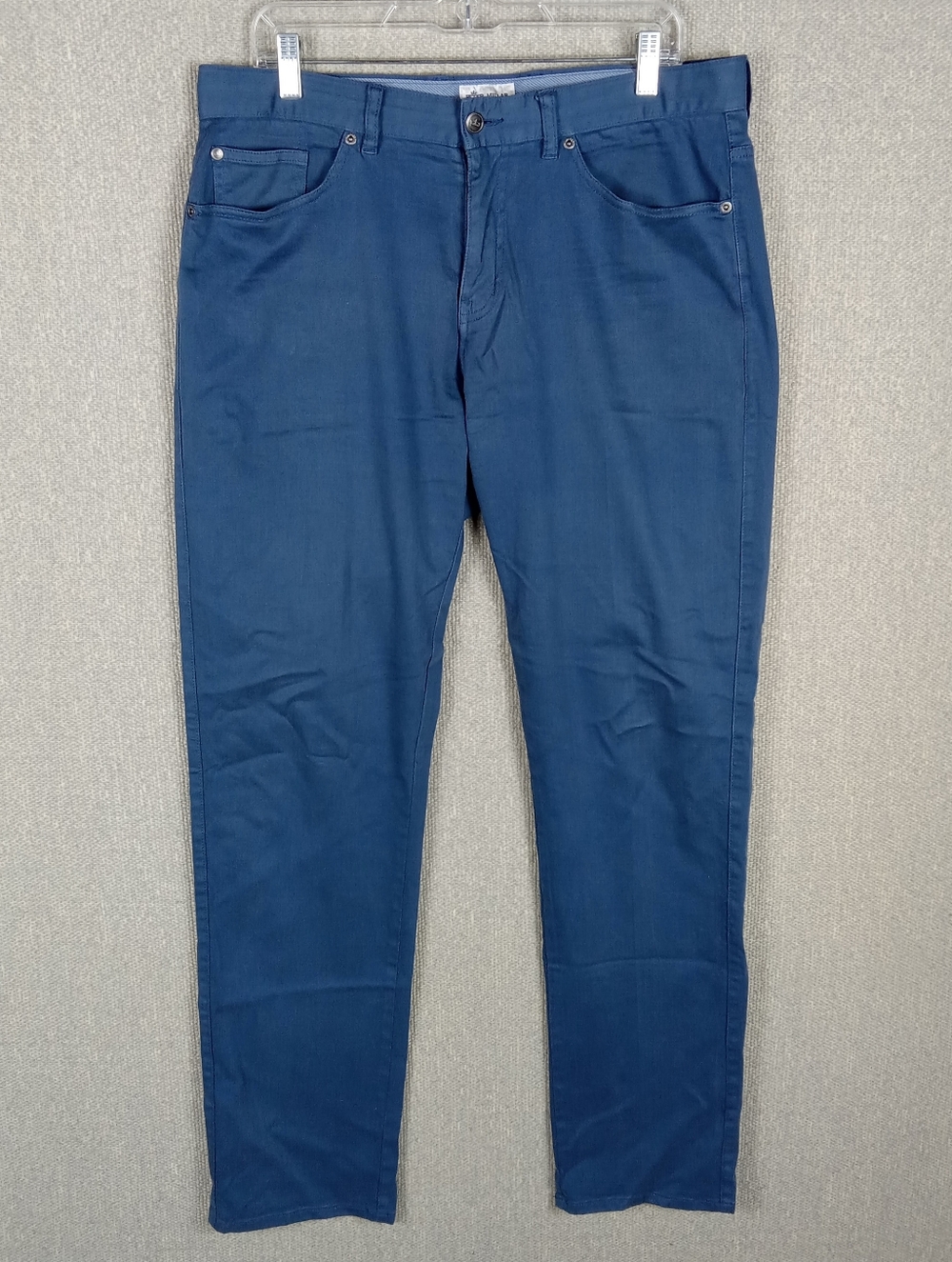 Peter Millar Ultimate Sateen Five-Pocket Pants Mens Size 34 Blue Casual Comfort